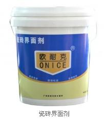 歐耐克界面劑的用途：主要用于大理石、墻面等光滑面粘貼前處理。歐耐克工程師曾做過實驗，可以通過界面劑在玻璃上、瓷磚上貼瓷磚，粘接牢固，沒有掉磚情況。歐耐克界面劑產品包裝圖